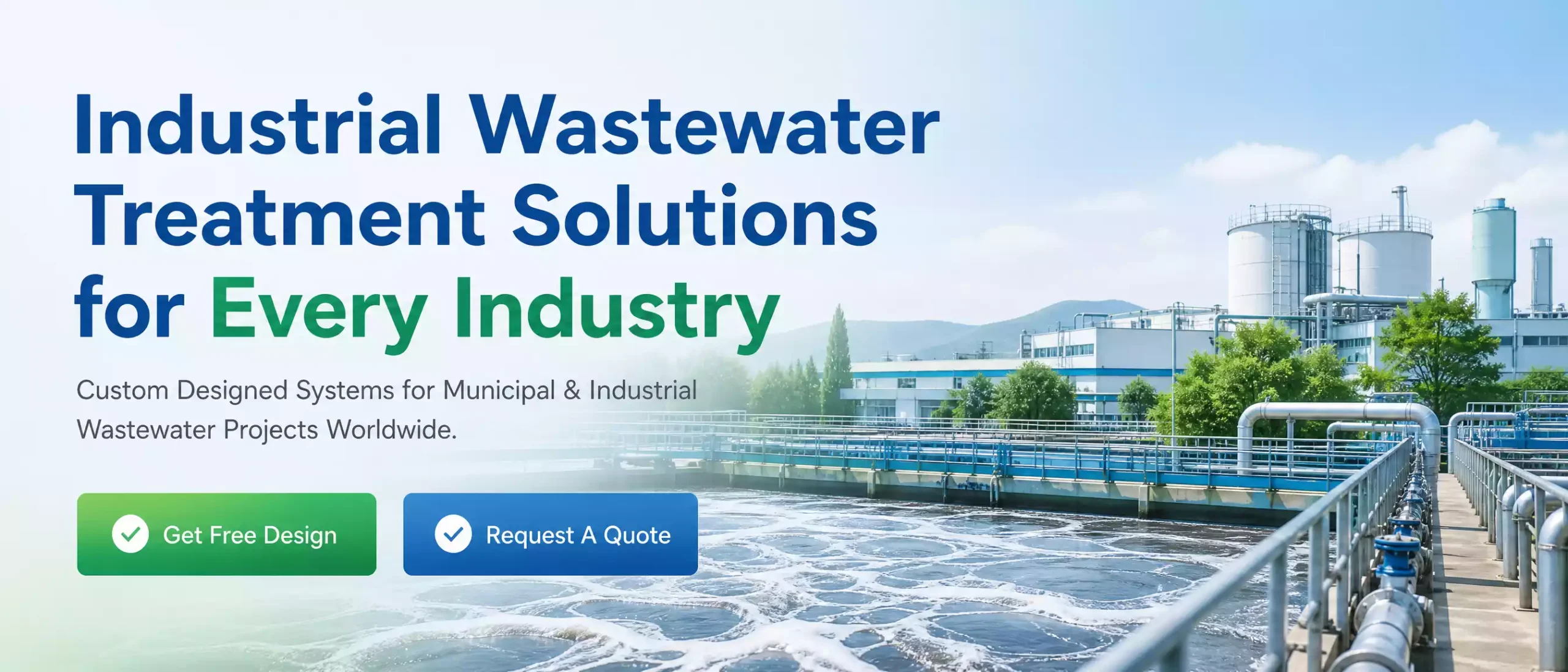 Industrial Wastewater Treatment Solutions for Every Industry