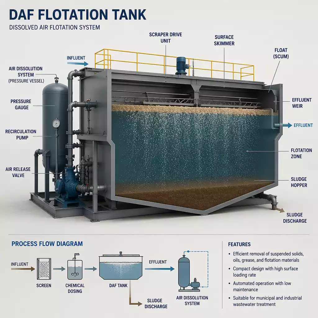 DAF Flotation Tank